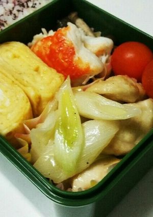 簡単!!お弁当に鶏肉の塩ダレ炒め-レシピのメイン写真