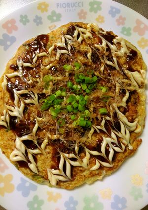 糖質制限 罪悪感ちょっとのお好み焼き-レシピのメイン写真