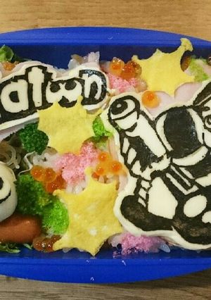 スプラトゥーン ガール キャラ弁-レシピのメイン写真
