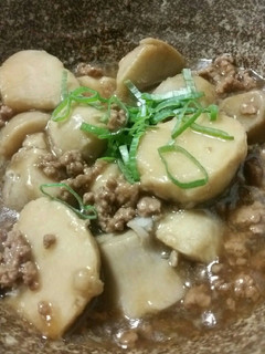 里芋の挽き肉あんかけ-レシピのメイン写真