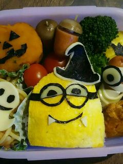 ミニオン*ハロウィン弁当(秋の遠足)-レシピのメイン写真