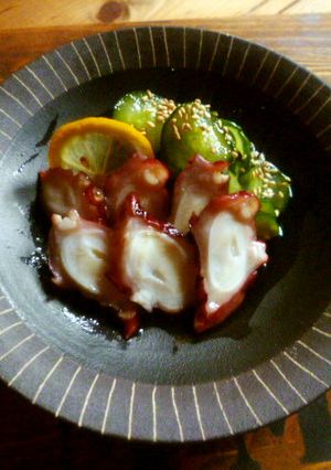 お酒がススム♡タコの酢の物♪-レシピのメイン写真