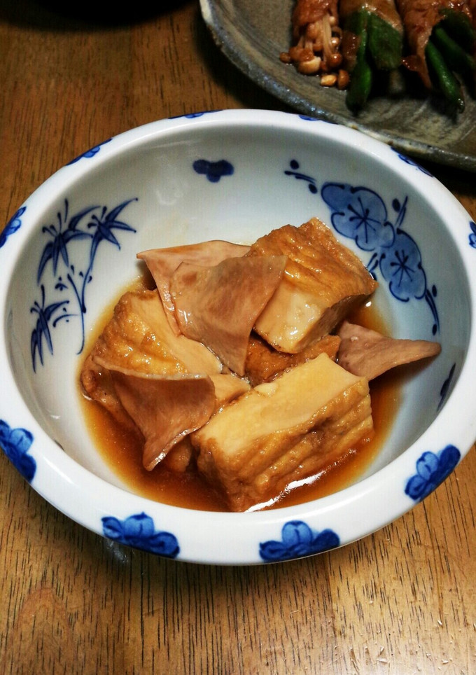 厚揚げとハムの煮もの♪-レシピのメイン写真