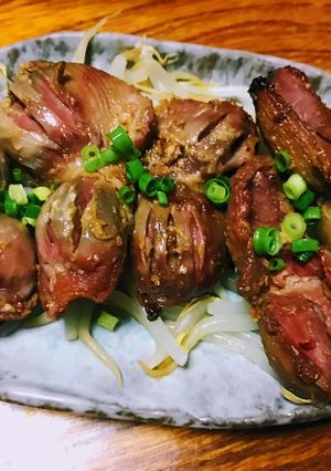 絶品な砂肝の漬け焼き♪酒かす×味噌で♪-レシピのメイン写真