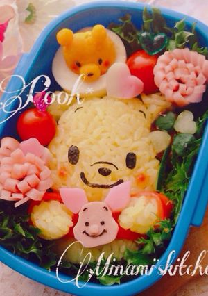 くまのプーさん♡キャラ弁-レシピのメイン写真