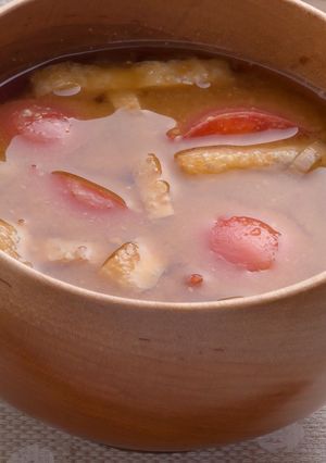トマトのお味噌汁-レシピのメイン写真