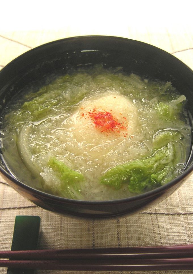 白菜と揚げもちのみぞれ煮-レシピのメイン写真