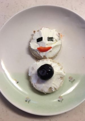 余ったので、雪だるま?ということで(笑)-レシピのメイン写真