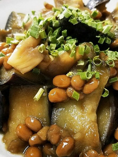 納豆リメイク!①茄子のとろみ炒め☆-レシピのメイン写真
