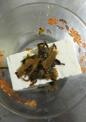 明太高菜の冷ややっこ-レシピのメイン写真