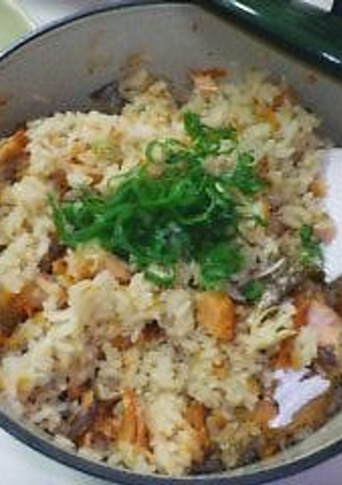 塩鮭の炊き込みご飯-レシピのメイン写真