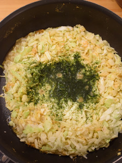 タラコのパテでもんじゃ焼き-レシピのメイン写真
