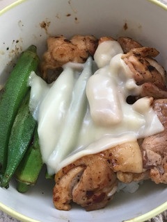 簡単☆鶏モモとオクラのスタミナ丼-レシピのメイン写真