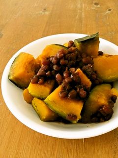 圧力鍋で簡単☆かぼちゃのいとこ煮-レシピのメイン写真