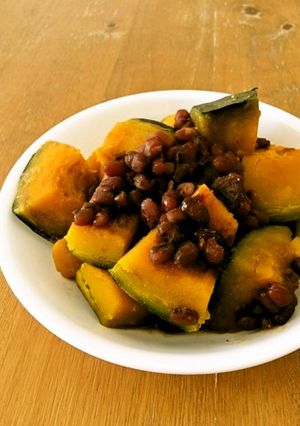 圧力鍋で簡単☆かぼちゃのいとこ煮-レシピのメイン写真