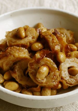 簡単♪水煮大豆とちくわの煮物【常備菜】-レシピのメイン写真