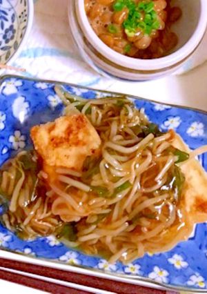 揚げ出し豆腐 野菜の黒酢あんかけ-レシピのメイン写真