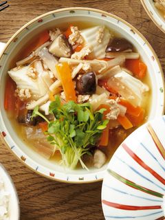 お豆腐ときのこのあんかけ-レシピのメイン写真
