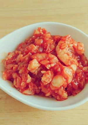 簡単！揚げない！豆板醤不使用！エビチリ-レシピのメイン写真