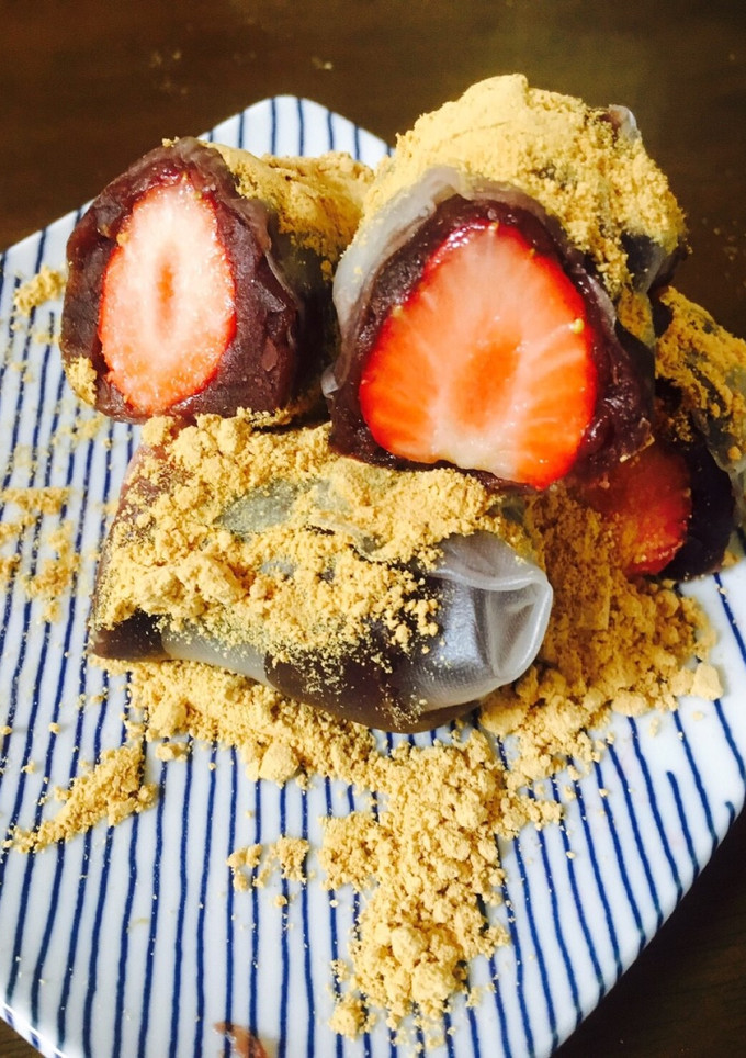 いちご大福風和菓子-レシピのメイン写真