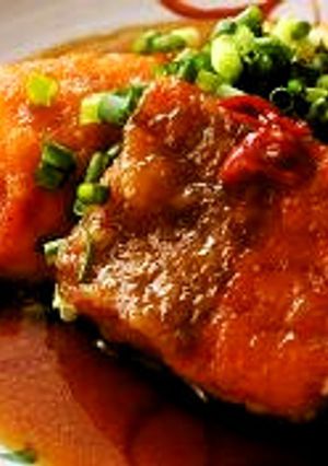 魚の中華風揚げ煮-レシピのメイン写真