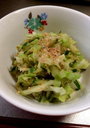 やみつき*キャベツときゅうりの胡麻和え-レシピのメイン写真
