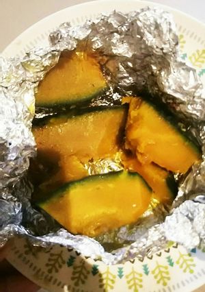 かぼちゃのホイル焼き-レシピのメイン写真
