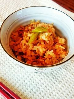 鍋キューブで豚キム炊き込みご飯-レシピのメイン写真