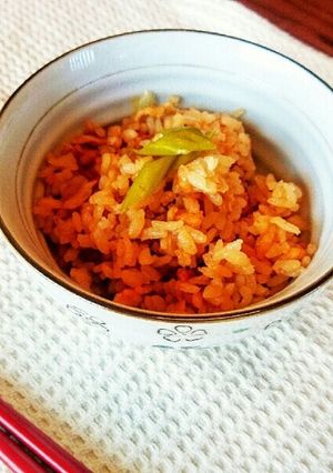 鍋キューブで豚キム炊き込みご飯-レシピのメイン写真