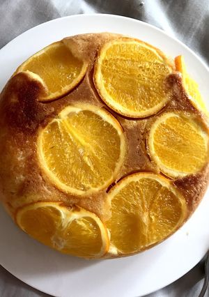 炊飯器で簡単！オレンジのチーズケーキ-レシピのメイン写真