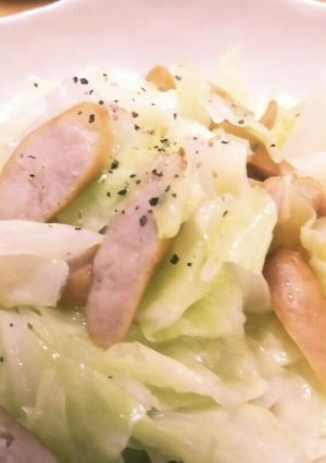 炒めない‼キャベツとウインナーソテー風-レシピのメイン写真