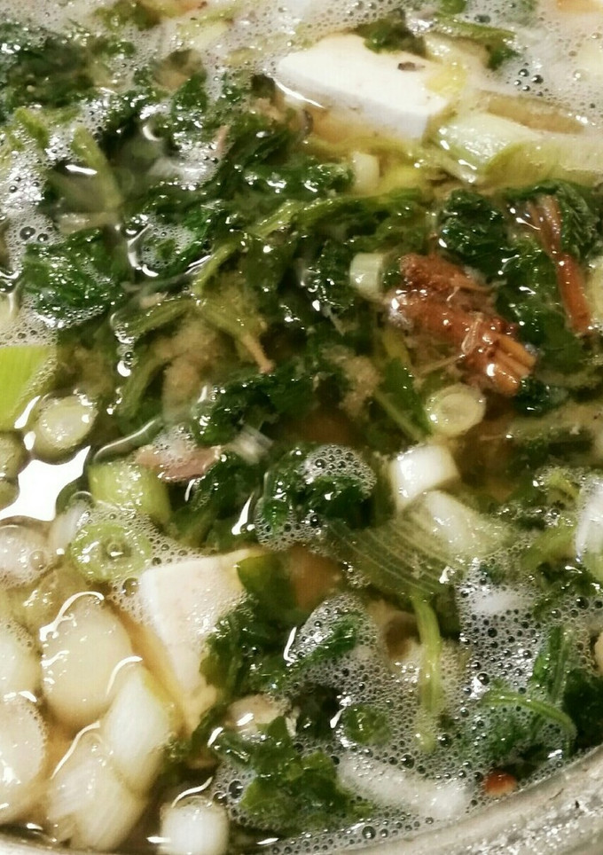 さば缶と大根葉の味噌汁-レシピのメイン写真