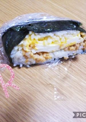 朝はしっかりおにぎらず-レシピのメイン写真
