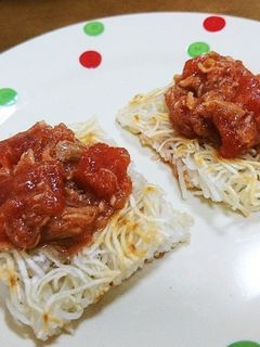 ♪パリパリ素麺のトマトソース和え♪-レシピのメイン写真