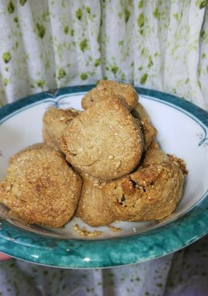 ♦️低糖質☺️煎り糠・栗入りクッキー♦️-レシピのメイン写真