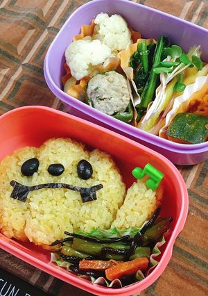 ハロウィンじゃっくおらんたん弁当-レシピのメイン写真