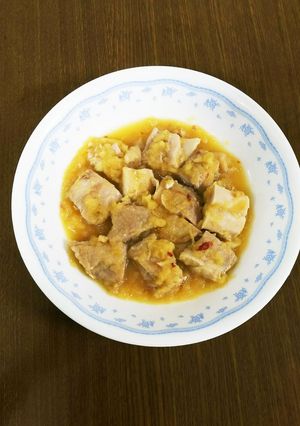 鶏肉とこぶおろし♪りんごソース和え-レシピのメイン写真