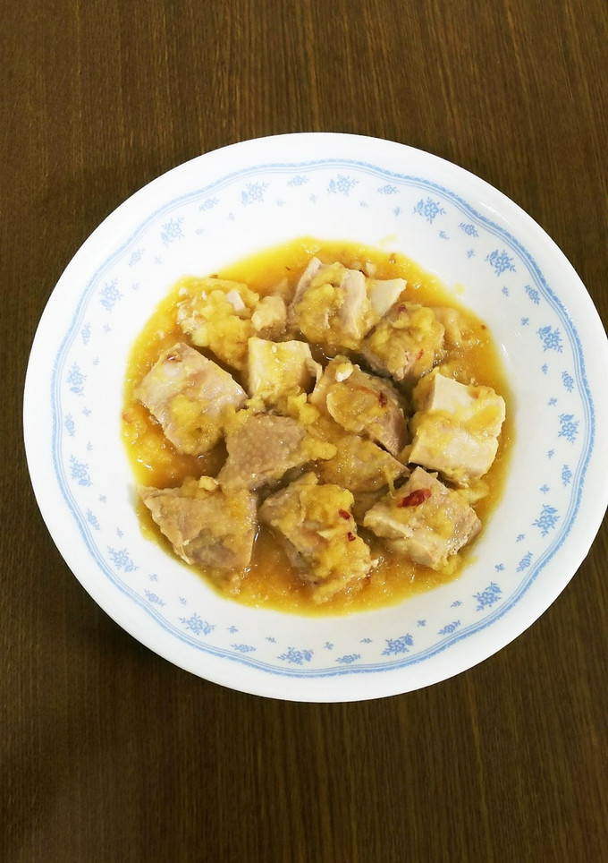 鶏肉とこぶおろし♪りんごソース和え-レシピのメイン写真