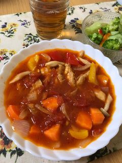 香ばし鶏肉のトマト煮込み-レシピのメイン写真