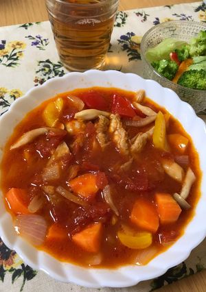 香ばし鶏肉のトマト煮込み-レシピのメイン写真