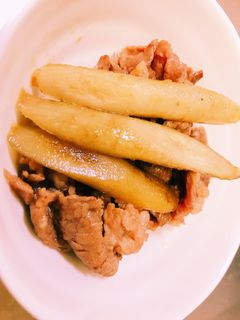牛肉とごぼうの煮物-レシピのメイン写真