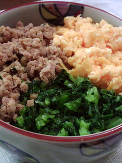 ヘルシー三色丼-レシピのメイン写真