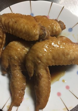 バカタレを使った簡単手羽先煮-レシピのメイン写真
