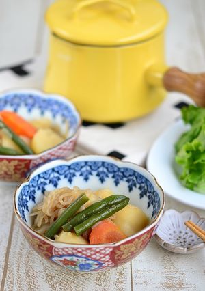昆布いりこだしで作る肉じゃが【作りおき】-レシピのメイン写真