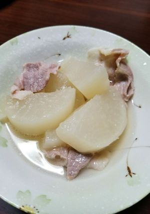 ☆大根と豚バラ肉のよせ鍋つゆ煮☆-レシピのメイン写真