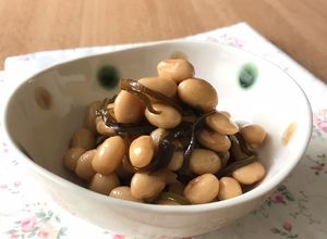 簡単！大豆の水煮と塩こんぶで昆布豆-レシピのメイン写真