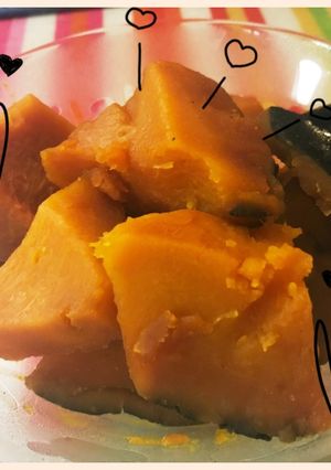 北海道かぼちゃの煮物 パームシュガー-レシピのメイン写真