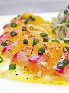 簡単!鯛とオレンジのカルパッチョ-レシピのメイン写真