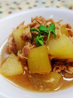冬瓜とシーチキンのほっこり煮物♪-レシピのメイン写真