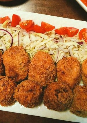 かぼちゃとお豆のコロッケ-レシピのメイン写真